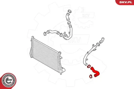 Ladeluftschlauch ESEN SKV 43SKV390 Bild Ladeluftschlauch ESEN SKV 43SKV390