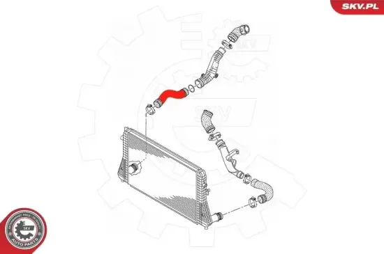 Ladeluftschlauch ESEN SKV 43SKV399 Bild Ladeluftschlauch ESEN SKV 43SKV399
