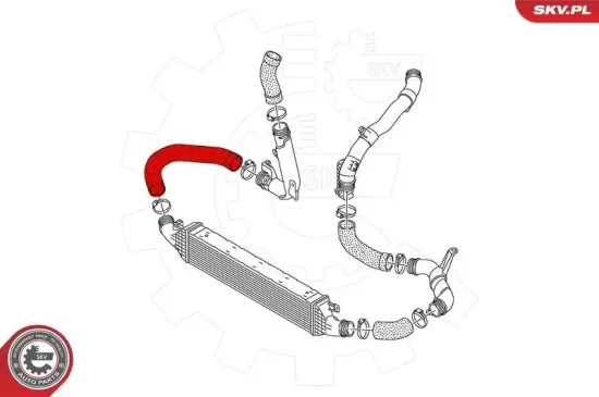 Ladeluftschlauch rechts ESEN SKV 43SKV401 Bild Ladeluftschlauch rechts ESEN SKV 43SKV401