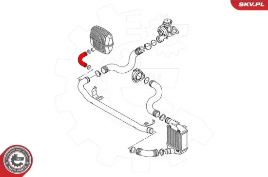 Ladeluftschlauch ESEN SKV 43SKV408 Bild Ladeluftschlauch ESEN SKV 43SKV408