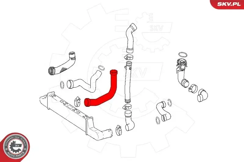 Ladeluftschlauch ESEN SKV 43SKV411 Bild Ladeluftschlauch ESEN SKV 43SKV411