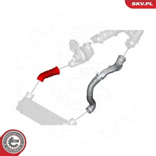 Ladeluftschlauch ESEN SKV 43SKV437 Bild Ladeluftschlauch ESEN SKV 43SKV437