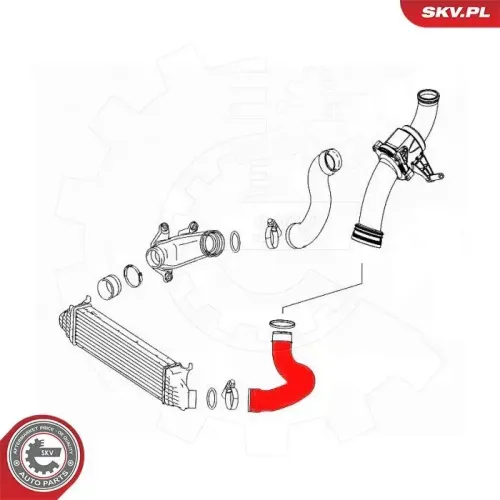 Ladeluftschlauch ESEN SKV 43SKV440 Bild Ladeluftschlauch ESEN SKV 43SKV440