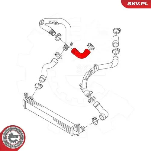 Ladeluftschlauch ESEN SKV 43SKV447 Bild Ladeluftschlauch ESEN SKV 43SKV447