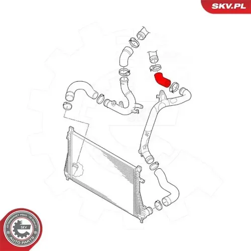 Ladeluftschlauch ESEN SKV 43SKV451 Bild Ladeluftschlauch ESEN SKV 43SKV451