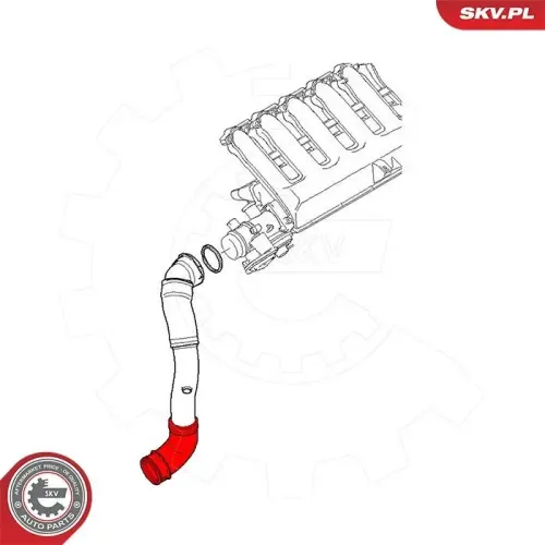 Ladeluftschlauch ESEN SKV 43SKV458 Bild Ladeluftschlauch ESEN SKV 43SKV458