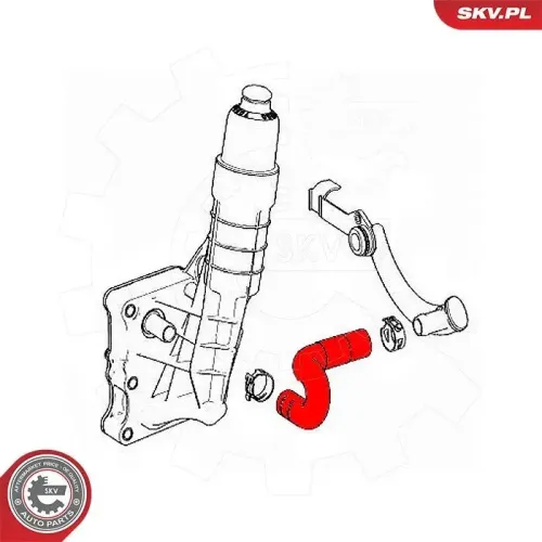 Ladeluftschlauch ESEN SKV 43SKV469 Bild Ladeluftschlauch ESEN SKV 43SKV469