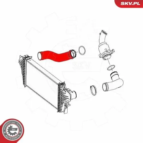 Ladeluftschlauch ESEN SKV 43SKV479 Bild Ladeluftschlauch ESEN SKV 43SKV479