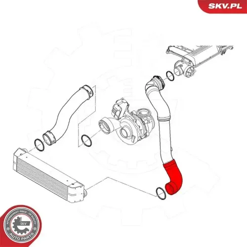 Ladeluftschlauch ESEN SKV 43SKV484 Bild Ladeluftschlauch ESEN SKV 43SKV484