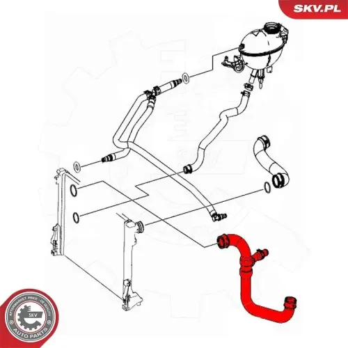 Kühlerschlauch ESEN SKV 43SKV624 Bild Kühlerschlauch ESEN SKV 43SKV624