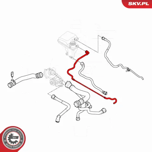 Kühlerschlauch ESEN SKV 43SKV639 Bild Kühlerschlauch ESEN SKV 43SKV639