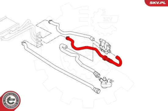 Kühlerschlauch ESEN SKV 43SKV643 Bild Kühlerschlauch ESEN SKV 43SKV643
