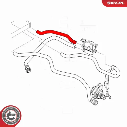 Kühlerschlauch ESEN SKV 43SKV645 Bild Kühlerschlauch ESEN SKV 43SKV645