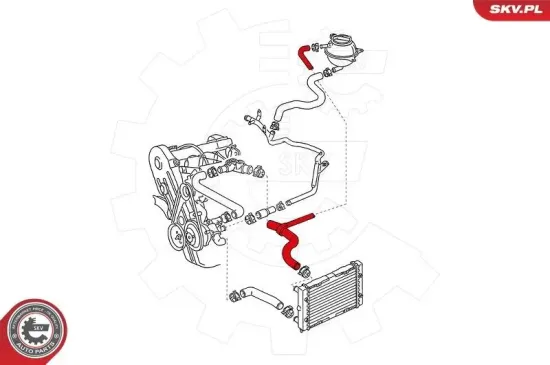 Kühlerschlauch ESEN SKV 43SKV700 Bild Kühlerschlauch ESEN SKV 43SKV700