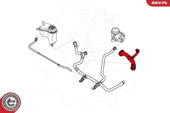 Kühlerschlauch ESEN SKV 43SKV706 Bild Kühlerschlauch ESEN SKV 43SKV706