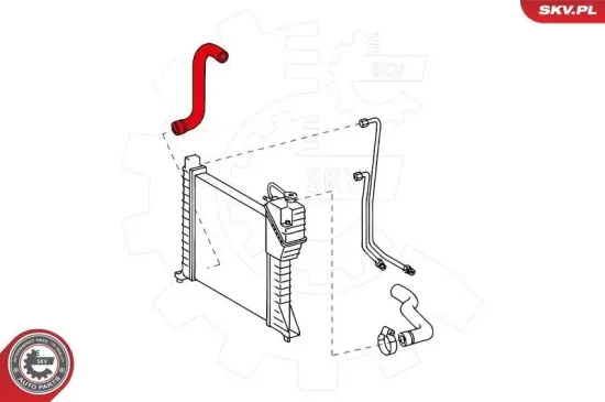 Kühlerschlauch ESEN SKV 43SKV714 Bild Kühlerschlauch ESEN SKV 43SKV714