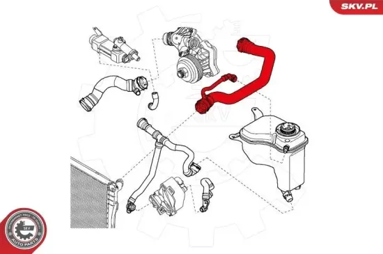 Kühlerschlauch ESEN SKV 43SKV718 Bild Kühlerschlauch ESEN SKV 43SKV718