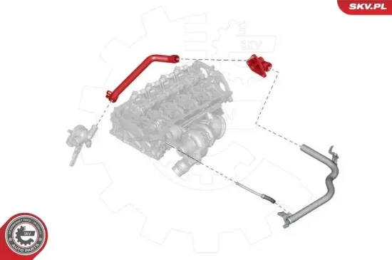 Kühlerschlauch ESEN SKV 43SKV740 Bild Kühlerschlauch ESEN SKV 43SKV740