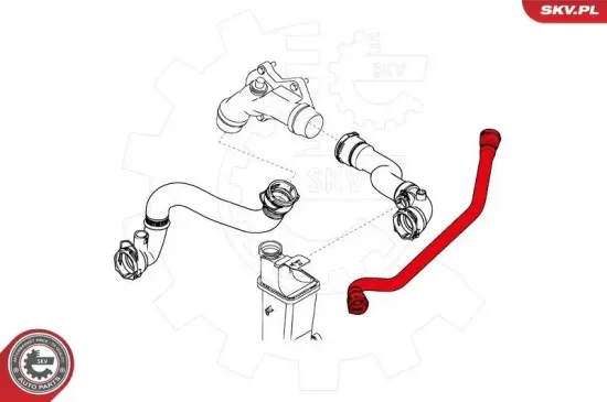 Kühlerschlauch ESEN SKV 43SKV741 Bild Kühlerschlauch ESEN SKV 43SKV741