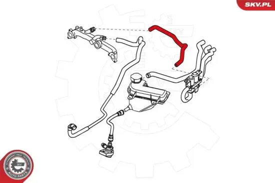 Kühlerschlauch ESEN SKV 43SKV744 Bild Kühlerschlauch ESEN SKV 43SKV744