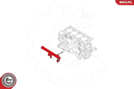 Kühlerschlauch ESEN SKV 43SKV748 Bild Kühlerschlauch ESEN SKV 43SKV748
