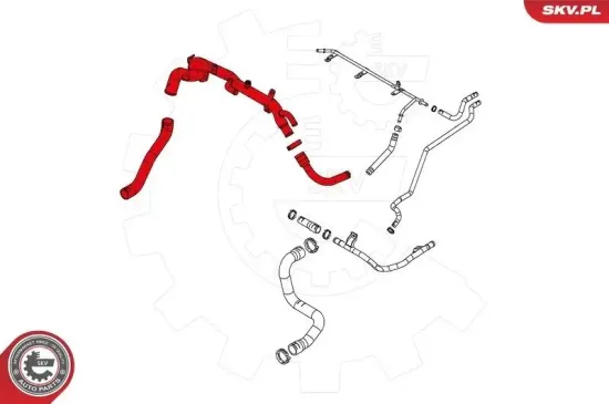 Kühlerschlauch Vorderachse Auslassseite ESEN SKV 43SKV749 Bild Kühlerschlauch Vorderachse Auslassseite ESEN SKV 43SKV749