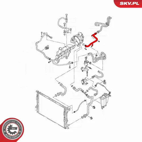 Kühlmittelrohrleitung Vorderachse ESEN SKV 43SKV777 Bild Kühlmittelrohrleitung Vorderachse ESEN SKV 43SKV777