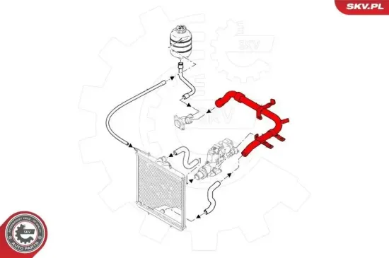 Kühlmittelrohrleitung ESEN SKV 43SKV781 Bild Kühlmittelrohrleitung ESEN SKV 43SKV781
