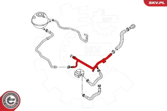 Kühlmittelrohrleitung Motorblock ESEN SKV 43SKV798 Bild Kühlmittelrohrleitung Motorblock ESEN SKV 43SKV798