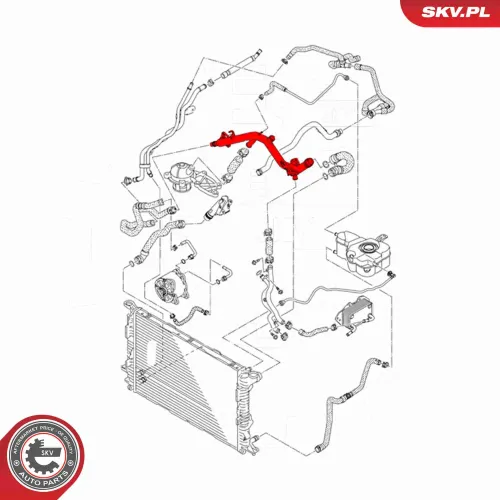 Kühlmittelrohrleitung ESEN SKV 43SKV799 Bild Kühlmittelrohrleitung ESEN SKV 43SKV799