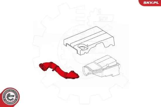 Ansaugschlauch, Luftfilter ESEN SKV 43SKV901 Bild Ansaugschlauch, Luftfilter ESEN SKV 43SKV901