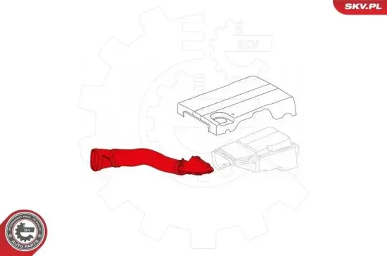 Ansaugschlauch, Luftfilter ESEN SKV 43SKV902 Bild Ansaugschlauch, Luftfilter ESEN SKV 43SKV902