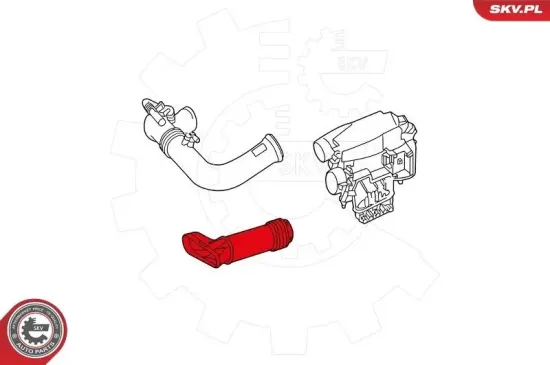 Ansaugschlauch, Luftfilter ESEN SKV 43SKV906 Bild Ansaugschlauch, Luftfilter ESEN SKV 43SKV906