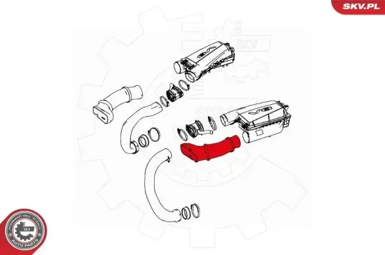 Ansaugschlauch, Luftfilter ESEN SKV 43SKV913 Bild Ansaugschlauch, Luftfilter ESEN SKV 43SKV913