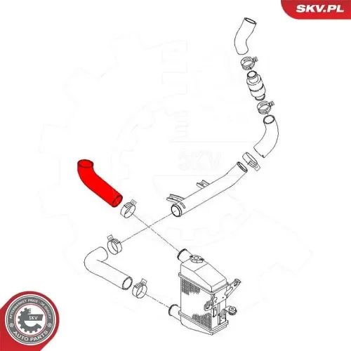 Ladeluftschlauch ESEN SKV 54SKV007 Bild Ladeluftschlauch ESEN SKV 54SKV007