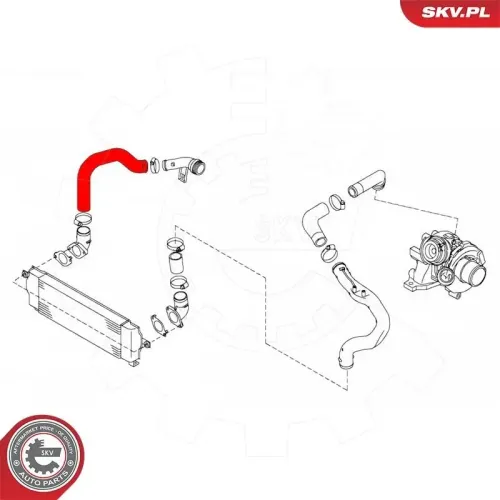 Ladeluftschlauch ESEN SKV 54SKV026 Bild Ladeluftschlauch ESEN SKV 54SKV026