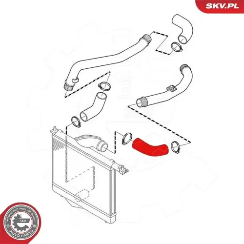Ladeluftschlauch ESEN SKV 54SKV056 Bild Ladeluftschlauch ESEN SKV 54SKV056