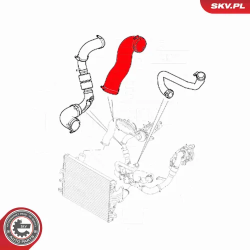 Ladeluftschlauch ESEN SKV 54SKV110 Bild Ladeluftschlauch ESEN SKV 54SKV110