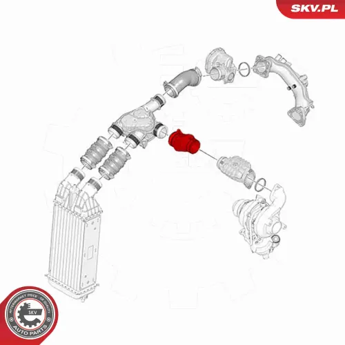 Ladeluftschlauch ESEN SKV 54SKV139 Bild Ladeluftschlauch ESEN SKV 54SKV139