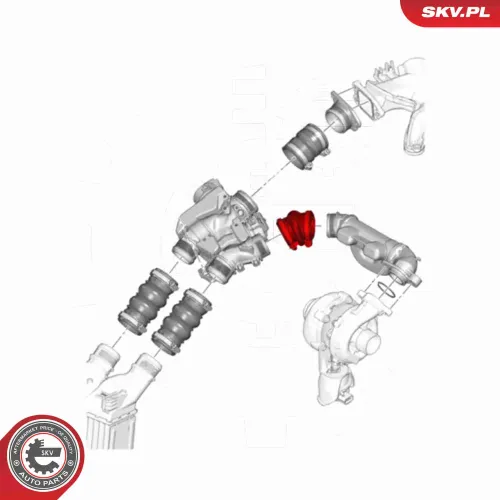 Ladeluftschlauch ESEN SKV 54SKV147 Bild Ladeluftschlauch ESEN SKV 54SKV147