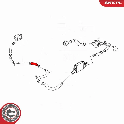 Ladeluftschlauch ESEN SKV 54SKV148 Bild Ladeluftschlauch ESEN SKV 54SKV148