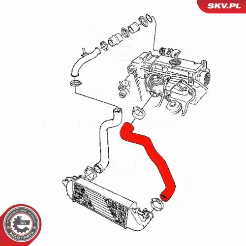 Ladeluftschlauch ESEN SKV 54SKV149 Bild Ladeluftschlauch ESEN SKV 54SKV149