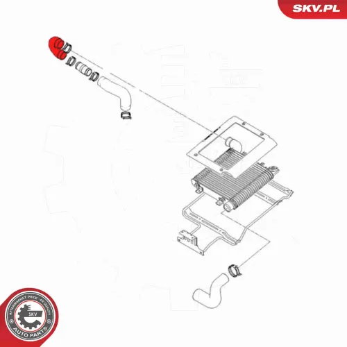 Ladeluftschlauch ESEN SKV 54SKV153 Bild Ladeluftschlauch ESEN SKV 54SKV153