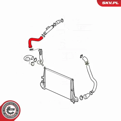 Ladeluftschlauch ESEN SKV 54SKV154 Bild Ladeluftschlauch ESEN SKV 54SKV154