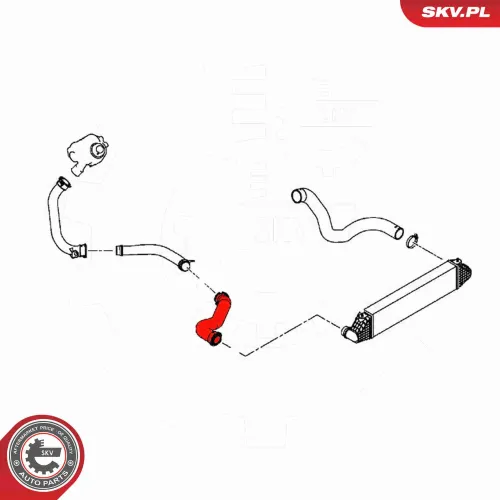 Ladeluftschlauch ESEN SKV 54SKV156 Bild Ladeluftschlauch ESEN SKV 54SKV156