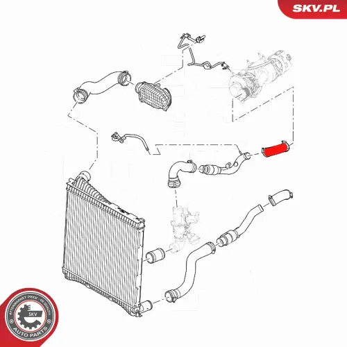 Ladeluftschlauch ESEN SKV 54SKV159 Bild Ladeluftschlauch ESEN SKV 54SKV159