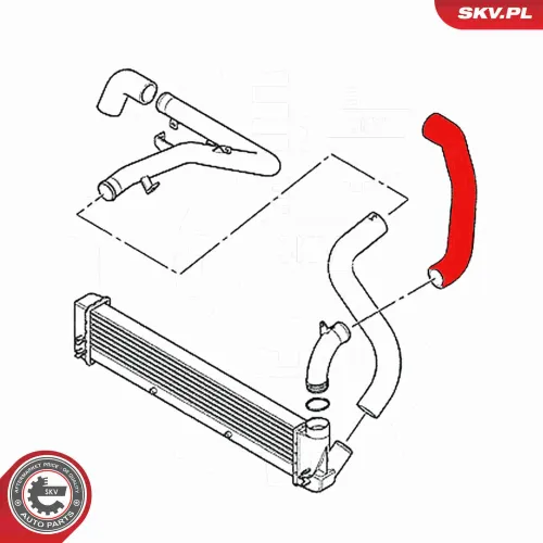 Ladeluftschlauch ESEN SKV 54SKV160 Bild Ladeluftschlauch ESEN SKV 54SKV160