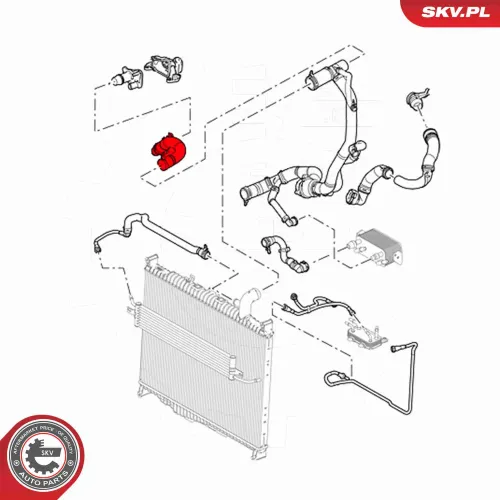 Kühlerschlauch ESEN SKV 54SKV168 Bild Kühlerschlauch ESEN SKV 54SKV168
