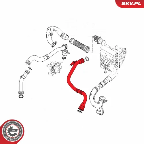 Ladeluftschlauch ESEN SKV 54SKV408 Bild Ladeluftschlauch ESEN SKV 54SKV408