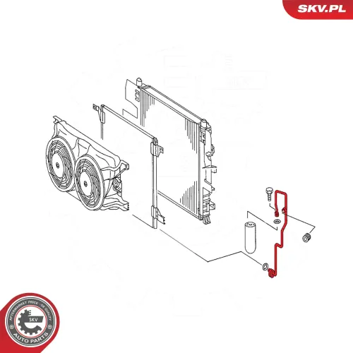 Hochdruck-/Niederdruckleitung, Klimaanlage ESEN SKV 54SKV655 Bild Hochdruck-/Niederdruckleitung, Klimaanlage ESEN SKV 54SKV655